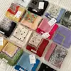 Bufanda Pequeña de Seda a Rayas Artísticas de Estilo Japonés para Mujer, Delgada Pastoral Versátil Casual Estilo Urbano Lindo Pañuelo para la Cabeza Accesorio para el Cabello