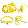 Widone Conjunto de Coleira e Guia para Cachorro Coleira para Cachorro Arnês para Animal de Estimação Arnês para Cachorro Estilo Colete Corda de Tração Guia para Cachorro