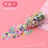 Pieza de Fruta de Arcilla Blanda Corazón de Melocotón Letra Múltiples Rellenos de Barro de Cristal para Carcasa de Teléfono Móvil Accesorios de Joyería Parche para Uñas
