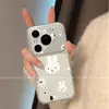 Aplicable a funda para teléfono Huawei Pura 9 protección de borde completo P80 Pro + niña de dibujos animados con soporte 70 Ultra lunares Miffy