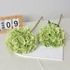 Flores Artificiales, Hortensias Frescas, Decoración Suave para Hogar, Sala de Estar, Hotel, Accesorios de Decoración para Bodas, Flores Falsas de Hortensia