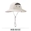 Chapéu de Sol Esportivo de Lazer Transfronteiriço ao Ar Livre, Chapéu de Pescador Respirável de Secagem Rápida, Chapéu de Sol, Chapéu de Pesca Versátil com Bloqueio de Cor
