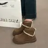 Botines de suela gruesa estilo Birkenstock para mujer, nuevos 2026 otoño e invierno vintage Maillard casual moda botas de caña alta para mujer