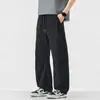 Maple House Roupa Masculina / Calças Casuais Leves de Verão para Exterior, Estilo Americano Tendência Caimento Solto Perna Reta Perna Larga Calças de Trabalho