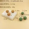 Juego de 6 Piezas de Moldes de Silicona Realistas Pequeños de Kumquat, Grado Alimenticio DIY Chocolate Azúcar Mandarina Moldes para Hornear en Casa Venta al por Mayor