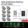 Luces para Aeronaves de Control Remoto Inalámbrico Transfronterizas, Luces para Piloto de Dron, Universales para Motocicleta, Coche, Bicicleta, Luces Estroboscópicas de Advertencia