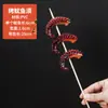 Modelo Barbacoa Alitas de Pollo Olla Caliente Brochetas de Barbacoa Comida Falsa Decoración Sensorial Decoración de Comida Atrezo Brochetas a la Parrilla