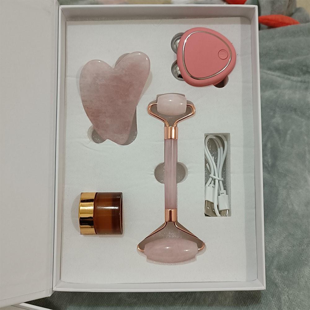 玉石滚轮按摩器彩盒包装