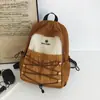 Mochila Nueva de Comercio Exterior Simple Versátil para Salir Viajes de Moda Tendencia Gran Capacidad Repelente al Agua Doble Correa para Hombro Mochila Escolar para Estudiantes