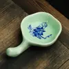 Jingdezhen Plato de Agua de Cerámica Plato de Tinta Multifuncional Plato para Lamer Agua de Estudiante Portalápices para Pincel Pluma Portalápices Caligrafía Plato de Color