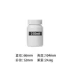 Contenedores de plástico blanco divididos, varias formas, tapas de rosca, admite personalización OEM, adquisición de extremo B, pedidos personalizados a granel