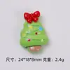 Colección de Cosas Lindas de Navidad Dibujos Animados Hecho a Mano DIY Pegamento de Crema Resina Pequeños Accesorios Kit de Materiales de Decoración para Hebillas de Zapatos Croc Venta al por Mayor