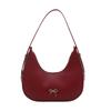 Bolso de Mano de Moda de Estilo Coreano Nuevo para Primavera y Verano 2025 Bolso de Hombro Casual con Textura de Lazo para Mujer Color Sólido