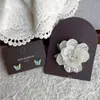 Grano de Madera Retro Tarjeta de Joyería Papel Pendientes Pendientes Gomas para el Cabello Pasadores Cuerda para el Cabello Pulseras Tarjeta Tarjetas de Exhibición