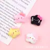 Gato Estrela de Cinco Pontas Acessórios de Resina Cola Cremosa DIY Presilha de Cabelo Acessórios de Cabelo Capa de Celular Ímã de Geladeira Chaveiro Material