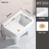 Fregadero de Cerámica para Trapeador con Diseño Elevado y Profundizado, Adecuado para Uso en Balcón, Cubeta para Trapear de Patas Altas para Uso Doméstico, Cubeta para Lavar Trapeadores de Balcón