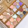 Paleta de sombras de ojos de color maestro a juego suministro directo de fábrica color mate nacarado - súper pigmentación sin caída de polvo maquillaje a prueba de agua y sudor herramienta de maquillaje de belleza portátil con ventosa magnética sombra de ojos