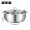 Tazón de acero inoxidable Weiliang al por mayor Olla para condimentos Cubo para sabores Tazón grueso para verduras Tazón para huevos y tazón lavabo