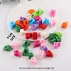 Cuentas Acrílicas de Letras Inglesas de Agujero Grande de Colores Material para Cadena de Teléfono Móvil Hecha a Mano DIY Joyería con Cuentas Pequeños Accesorios