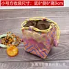 Bolsa de joyería de fondo redondo con bolsillo largo tipo manojo bolsa de juego de texto bolsa de almacenamiento para tazas de té bolsa cuadrada de fondo vintage bolsa de regalo al por mayor