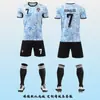 2526 Temporada Portugal Casa Uniforme de Futebol Infantil Conjunto Não. Uniforme de Treino de Futebol Away da 7ª Copa do Mundo de Clubes