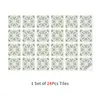 Pegatinas de Azulejos Autoadhesivas Mate para Impermeabilización de Aceite en Cocina, Renovación de Baño, Pegatinas de Pared Estilo Europeo, Artículo Popular en Amazon Temu