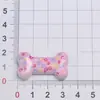 Accesorios Divertidos de Perro de Dibujos Animados con Huesos Cortos para Manualidades, Accesorios para el Cabello, Decoraciones para Bolsos, Decoraciones para Fundas de Teléfono, Dijes para Zapatos y Materiales a Juego