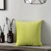 Almohada de Terciopelo Ins Almohada Simple para Sofá Cojín Escandinavo de Cabecera Funda de Almohada Cuadrada de Color Puro Personalización del Fabricante
