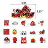 Tenedores para Pasteles de Dibujos Animados Nuevos Transfronterizos de Stitch, Fútbol, Paw Patrol, Decoración de Escena para Fiestas de Cumpleaños
