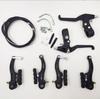 Conjunto completo de v brake mountain bike v kit de freio road car v brake alumínio freio acessórios para bicicletas