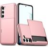 Comercio Exterior Funda para Teléfono Móvil Samsung S23 S21FE Billetera con Tarjetero Deslizante S25Plus Cubierta Protectora de Almacenamiento Resistente a Caídas