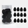 12 Esponjas de Maquillaje Mini Enlatadas Que No Absorben el Polvo y No se Atascan, Aptas para Uso Seco y Húmedo, Brocha para Base, Corrector, En Stock