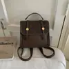 Bolsa de Nicho Nueva de Invierno 2025 Mochila de Moda Portátil para Mujer Mochila Escolar Coreana Mochila de Viaje Retro