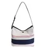 Bolsa Saco Casual de Grande Capacidade Feminina 2026 Nova Simples de Lona para o Trabalho Bolsa de Ombro Único Bolsa Transversal Diária para o Trabalho