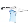 Tendedero exterior para balcón, tendedero de pared con gran capacidad de carga, tendedero retráctil de pared