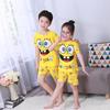 Pijama infantil de manga corta pijama infantil pijama para niños y niñas ropa para el hogar pijama delgado para niños y niñas ropa infantil ropa para aire acondicionado