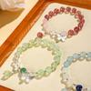 Pulsera de Mariposa con Cuentas de Amatista Lavanda Nicho Femenino Alto Sentido Ojo de Gato Calcedonia Azul Venta al por Mayor