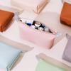 Nueva bolsa de bolas de masa hervida con forma de corazón, bolsa de cosméticos impermeable, bolsa de lavado, bolsa de almacenamiento de mano conveniente, bolsa de cosméticos de color caramelo, venta al por mayor