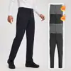 Calça Soft Shell Funcional à Prova de Vento e Impermeável para Outono e Inverno, Leve, Quente, com Forro de Veludo, Casual, para Homens