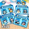 Marcador Magnético de Pingüino para Estudiantes, Lindo y Único Clip Doble Magnético para Página de Libro, Regalo de Papelería, Marcador de Dibujos Animados de Alto Valor