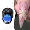 Kineshinex Gel Transparente No Pegajoso para Extensión de Uñas Construcción Rápida DIY Gel para Uñas Arte de Uñas para Principiantes