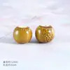 Contas Cerâmicas Esmaltadas Florais Coloridas de 12mm Acessórios para Pulseira com Furo Grande Peças Pequenas Contas Soltas Acessórios para Joias DIY