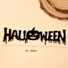 Decoração de Bolo de Halloween 2025 Cartão Acrílico de Halloween Teia de Aranha Filhote de Diabo Gato Ornamentos