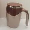 Taza de agitación automática magnética, taza de café portátil para perezosos, taza magnetizada de acero inoxidable, se puede imprimir con logo, taza