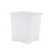 Novo design 6cm levemente gordinho pequeno vaso quadrado Casa Escritório vaso quadrado pequeno para mudas vaso de plástico para suculentas
