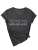 Não Jogue Pedras Camiseta Feminina Casual Confortável Versátil Simples Gola V Manga Curta Site Independente Europeu e Americano Ebay