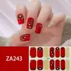 ZA - Adhesivo para uñas blanco sin hornear, totalmente impermeable, parche para decoración de uñas, sensación avanzada, simple, pegamento para esmalte de uñas al por mayor