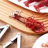 Pelador de Cangrejos de Río Transfronterizo para Quitar Caparazones, Sabor Picante a Ajo, Pelado de Camarones, Extracción de Carne, Apertura de Caparazones, Herramienta de Tijera Trasera, Pinza para Langosta