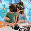 Serie Oceánica Transfronteriza Máscaras DIY para Rascar Fiesta Máscaras de Animales para Rascar Extraterrestre Arte Creativo para Rascar Infantil