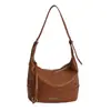 Yuezhi retro simple 2026 primavera nuevo bolso de un solo hombro, bolso cruzado para mujer, alta calidad, elegante, lujo ligero, versátil para ir al trabajo